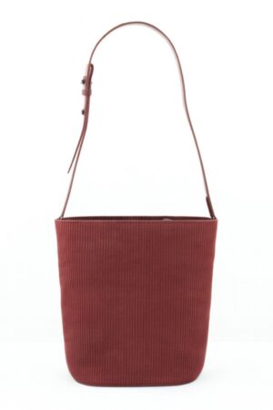 Marc O’Polo Schultertasche Tasche Taina Wildleder Dunkelrot_Front_2