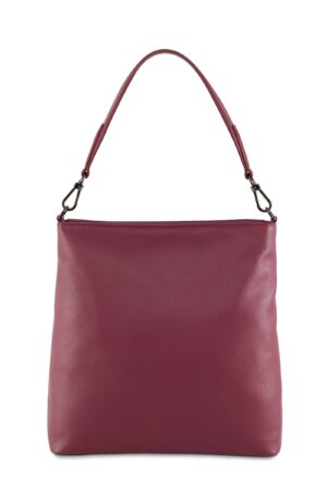 BREE Schultertasche Cary 13 Leder Rot Vorderansicht